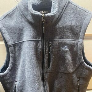 The North Face Blue fleece vest size XL